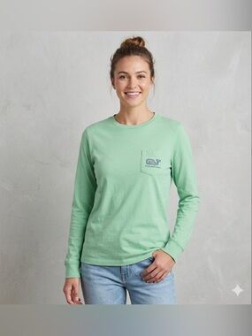 Vineyard Vines Mint Green Crewneck Tee